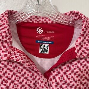 2XL Women’s Checkered Chick-fil-A Polo
